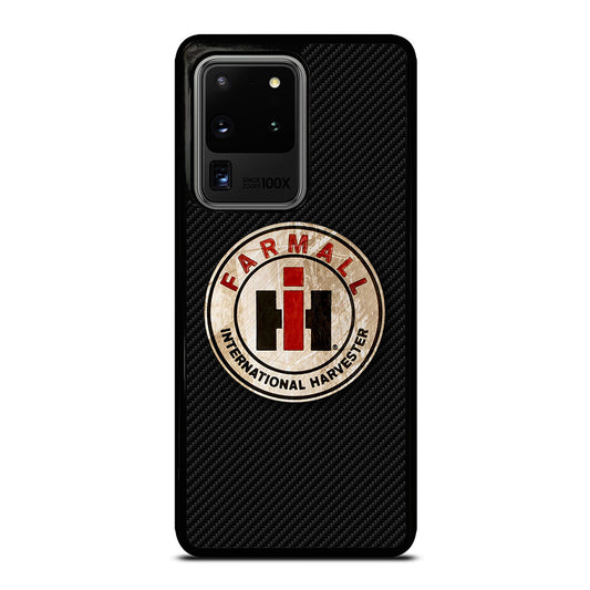 INTERNATIONAL HARVESTER LOGO CARBON Samsung Galaxy S20 Ultra Case Cover