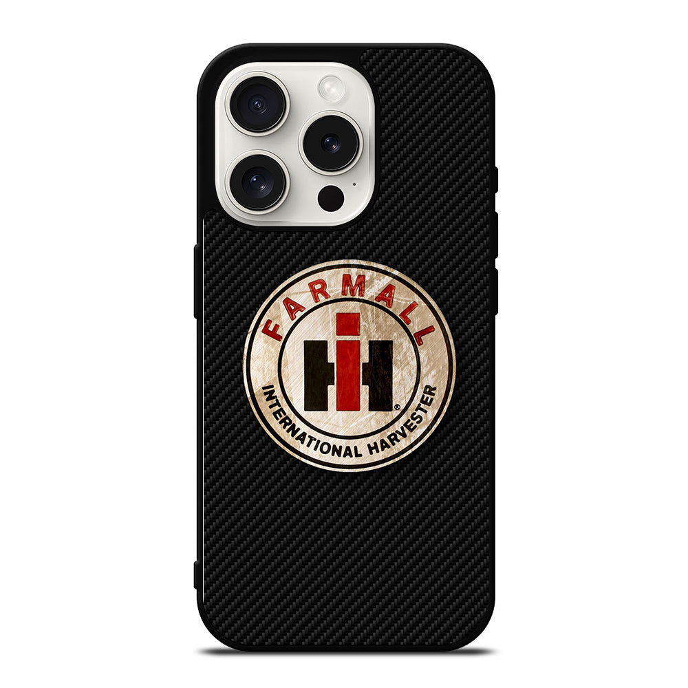 INTERNATIONAL HARVESTER LOGO CARBON iPhone 15 Pro Case Cover