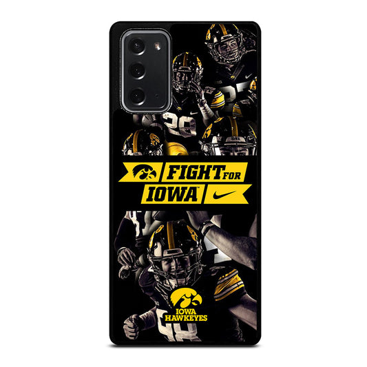 IOWA HAWKEYES FIGHT FOR IOWA 2 Samsung Galaxy Note 20 Case Cover