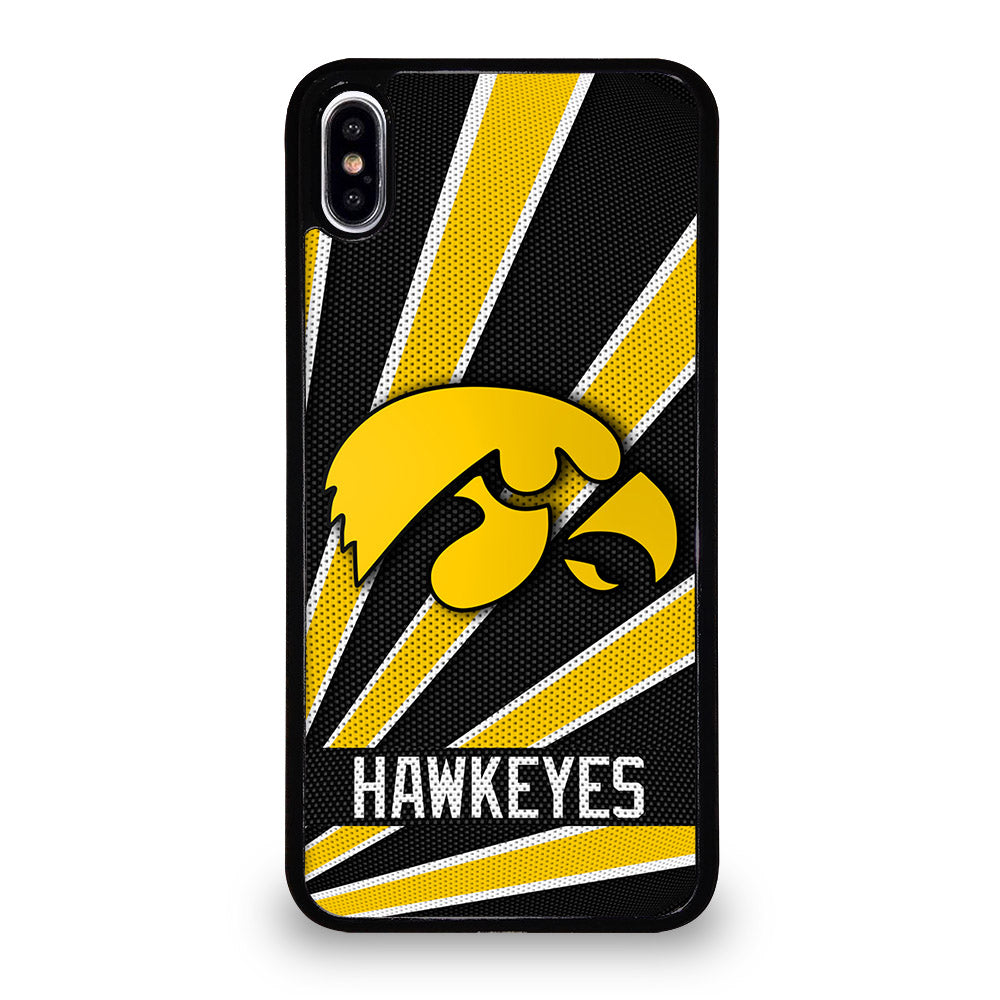 IOWA HAWKEYES FOOTBAL LOGO iPhone XS Max Case Cover