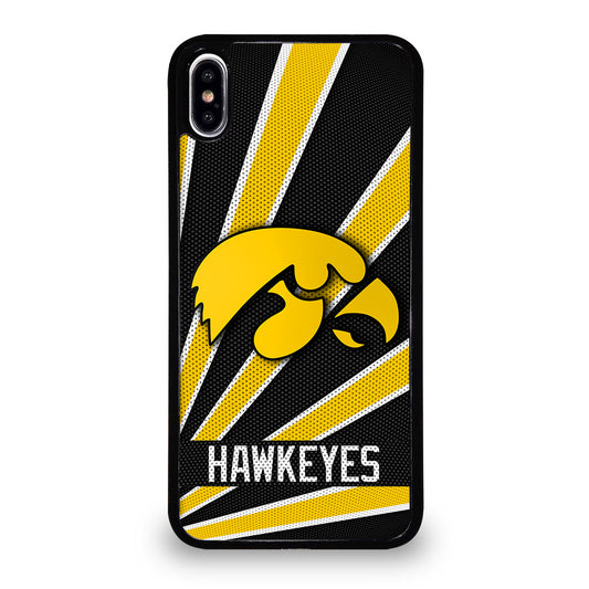 IOWA HAWKEYES FOOTBAL LOGO iPhone XS Max Case Cover