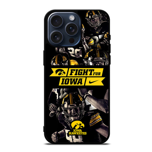 IOWA HAWKEYES FIGHT FOR IOWA 2 iPhone 15 Pro Max Case Cover