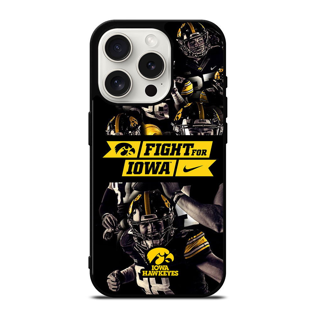 IOWA HAWKEYES FIGHT FOR IOWA 2 iPhone 15 Pro Case Cover