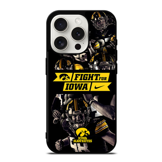 IOWA HAWKEYES FIGHT FOR IOWA 2 iPhone 15 Pro Case Cover