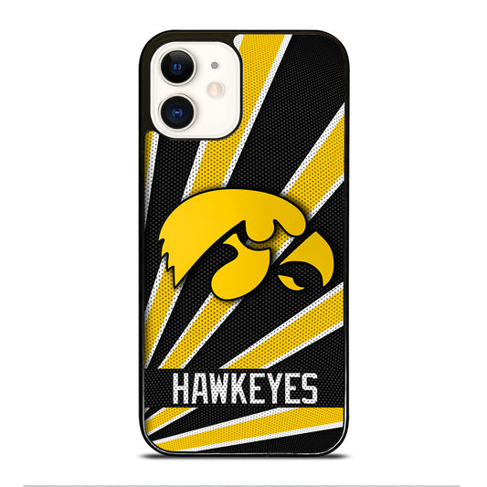 IOWA HAWKEYES FOOTBAL LOGO iPhone 12 Case Cover