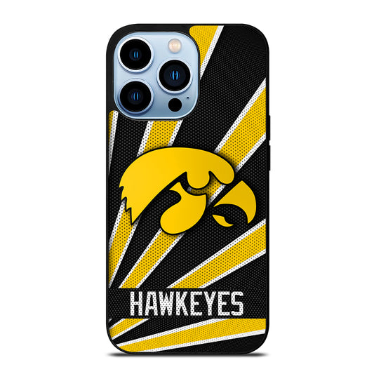 IOWA HAWKEYES FOOTBAL LOGO iPhone 13 Pro Max Case Cover