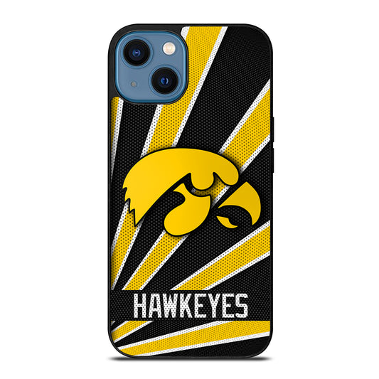 IOWA HAWKEYES FOOTBAL LOGO iPhone 14 Case Cover