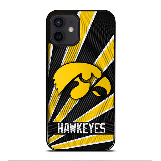 IOWA HAWKEYES FOOTBAL LOGO iPhone 12 Mini Case Cover