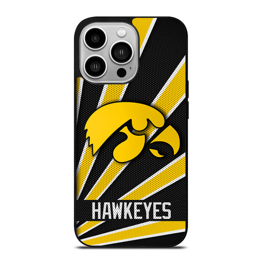 IOWA HAWKEYES FOOTBAL LOGO iPhone 14 Pro Case Cover