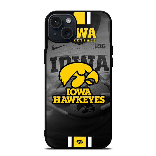 IOWA HAWKEYES LOGO iPhone 15 Plus Case Cover