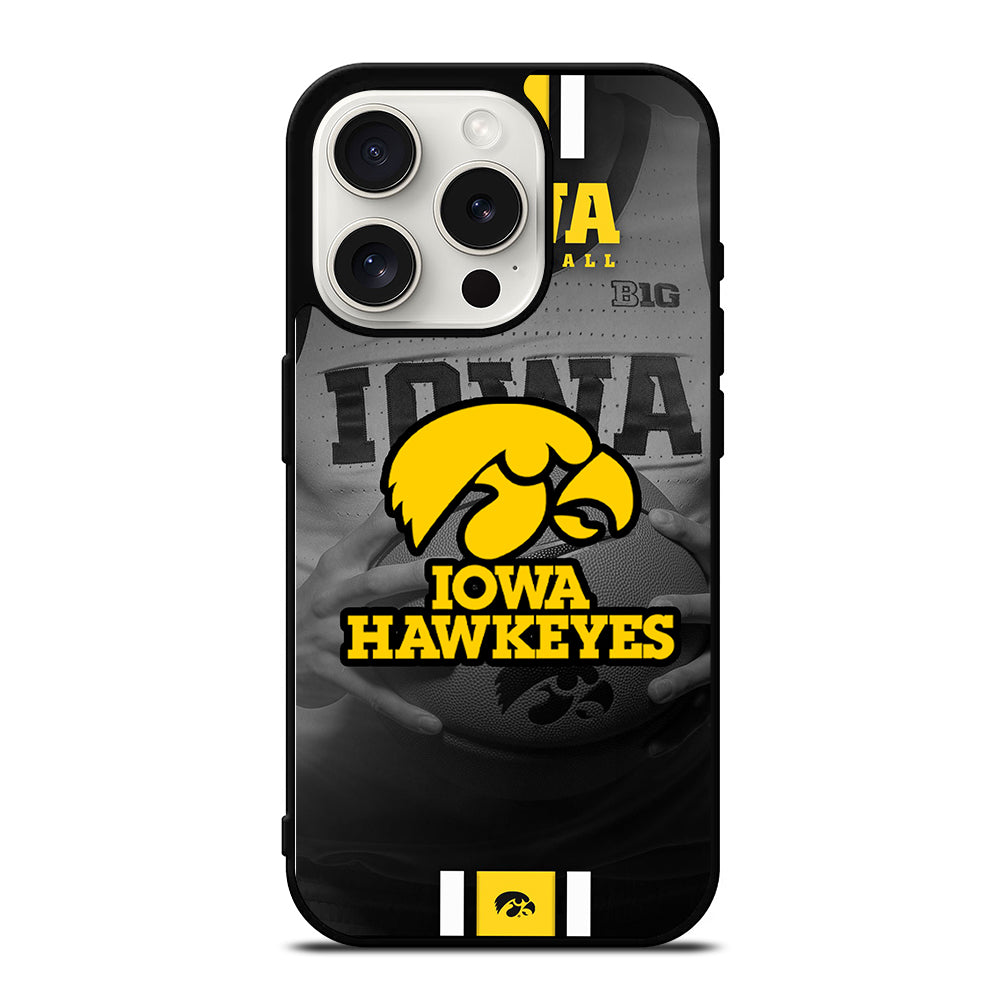 IOWA HAWKEYES LOGO iPhone 15 Pro Case Cover