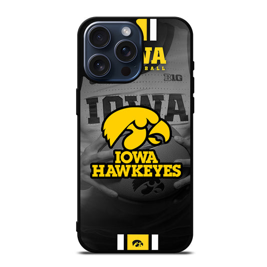 IOWA HAWKEYES LOGO iPhone 15 Pro Max Case Cover