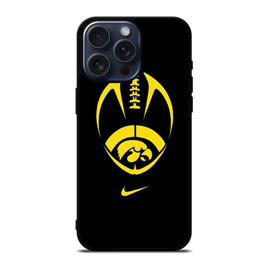 IOWA HAWKEYES NFL FOOTBALL iPhone 15 Pro Max Case Cover