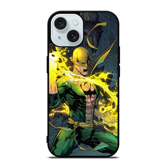IRON FIST MARVEL SERIES CARTOON 2 iPhone 15 Case Cover
