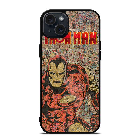 IRON MAN COMIC iPhone 15 Plus Case Cover