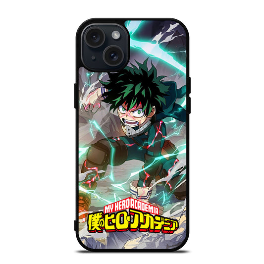 IZUKU MIDORIYA ANIME MY HERO ACADEMIA iPhone 15 Plus Case Cover