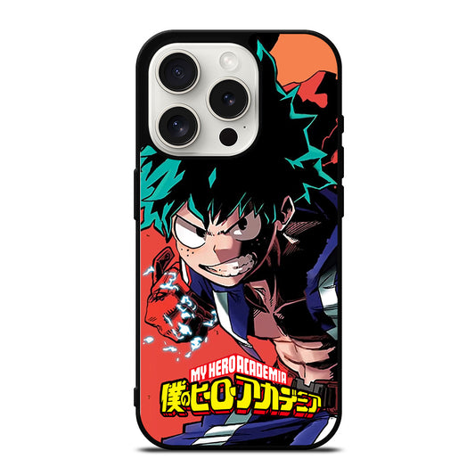 IZUKU MIDORIYA MY HERO ACADEMIA MANGA iPhone 15 Pro Case Cover