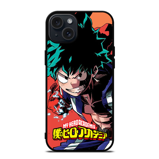 IZUKU MIDORIYA MY HERO ACADEMIA MANGA iPhone 15 Plus Case Cover