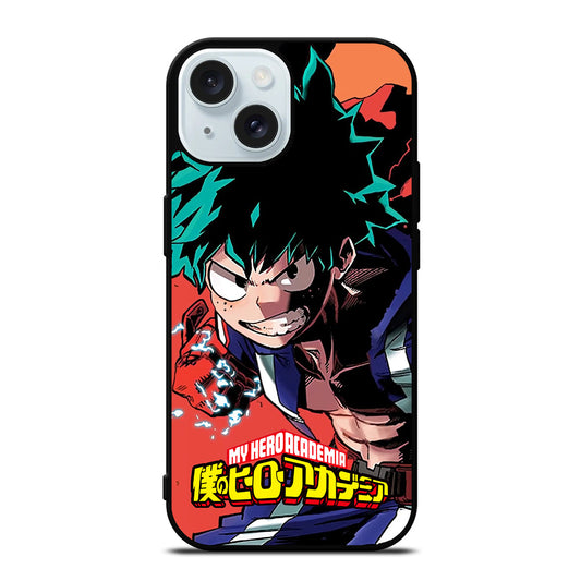 IZUKU MIDORIYA MY HERO ACADEMIA MANGA iPhone 15 Case Cover