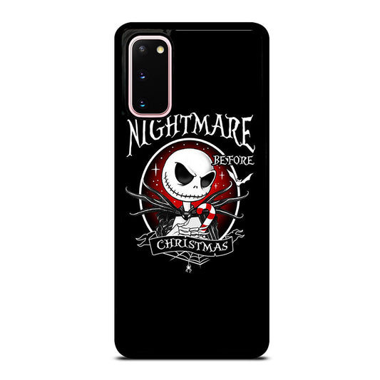 JACK SKELLINGTON NIGHTMARE BEFORE CHRISTMAS BLACK Samsung Galaxy S20 Case Cover