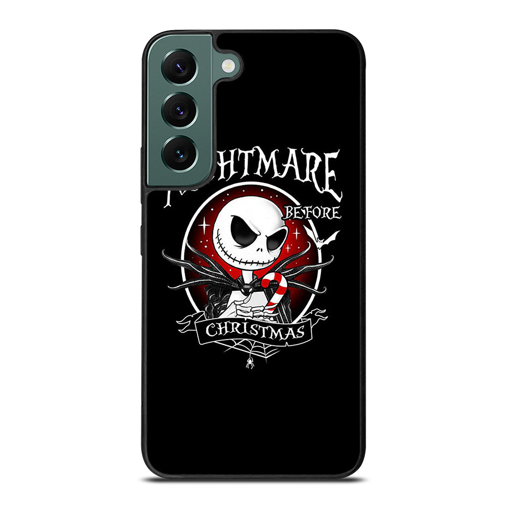 JACK SKELLINGTON NIGHTMARE BEFORE CHRISTMAS BLACK Samsung Galaxy S22 Case Cover