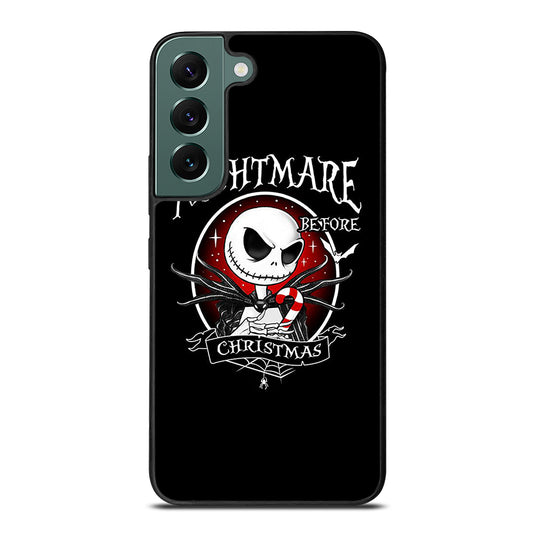 JACK SKELLINGTON NIGHTMARE BEFORE CHRISTMAS BLACK Samsung Galaxy S22 Case Cover