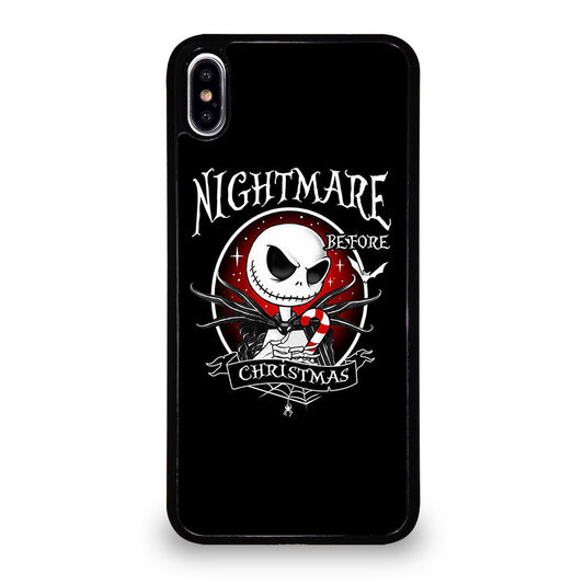 JACK SKELLINGTON NIGHTMARE BEFORE CHRISTMAS BLACK iPhone XS Max Case Cover