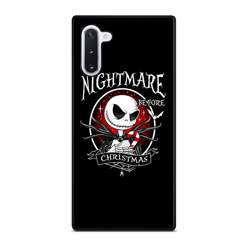 JACK SKELLINGTON NIGHTMARE BEFORE CHRISTMAS BLACK Samsung Galaxy Note 10 Case Cover