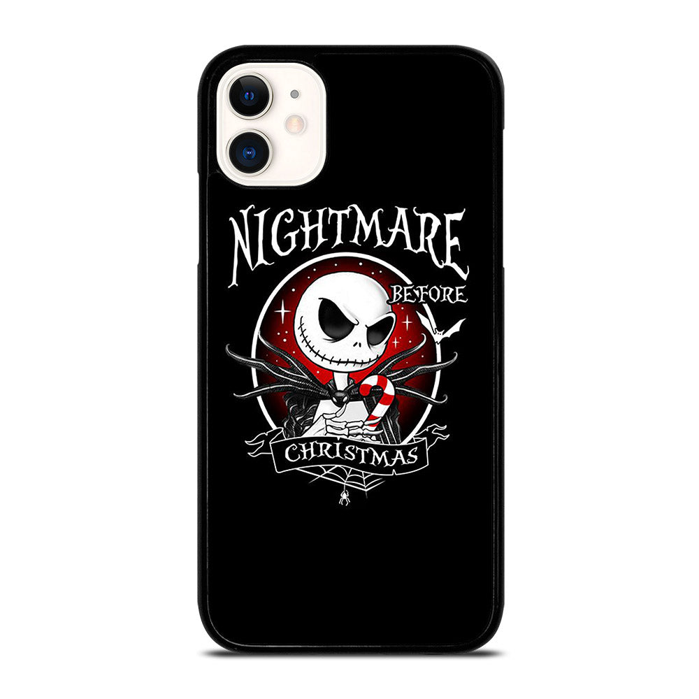 JACK SKELLINGTON NIGHTMARE BEFORE CHRISTMAS BLACK iPhone 11 Case Cover