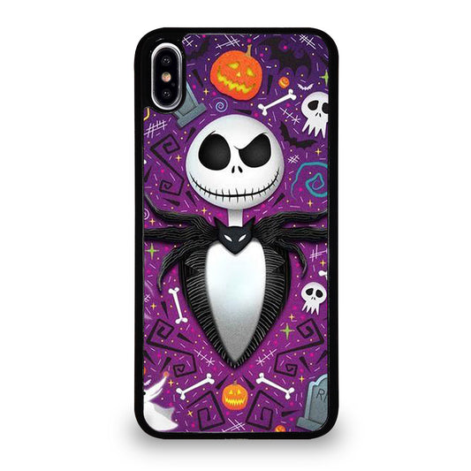 JACK SKELLINGTON NIGHTMARE BEFORE CHRISTMAS CARTOON iPhone XS Max Case Cover