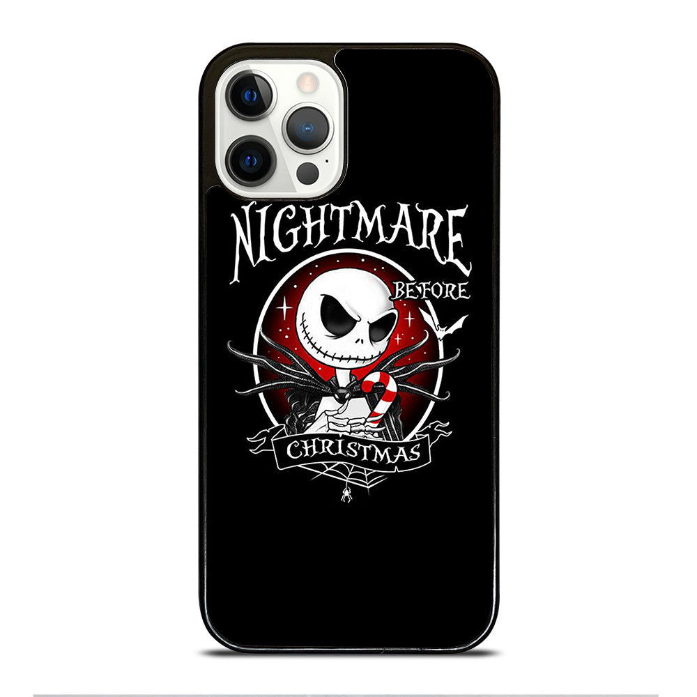 JACK SKELLINGTON NIGHTMARE BEFORE CHRISTMAS BLACK iPhone 12 Pro Case Cover