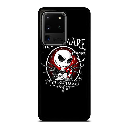 JACK SKELLINGTON NIGHTMARE BEFORE CHRISTMAS BLACK Samsung Galaxy S20 Ultra Case Cover