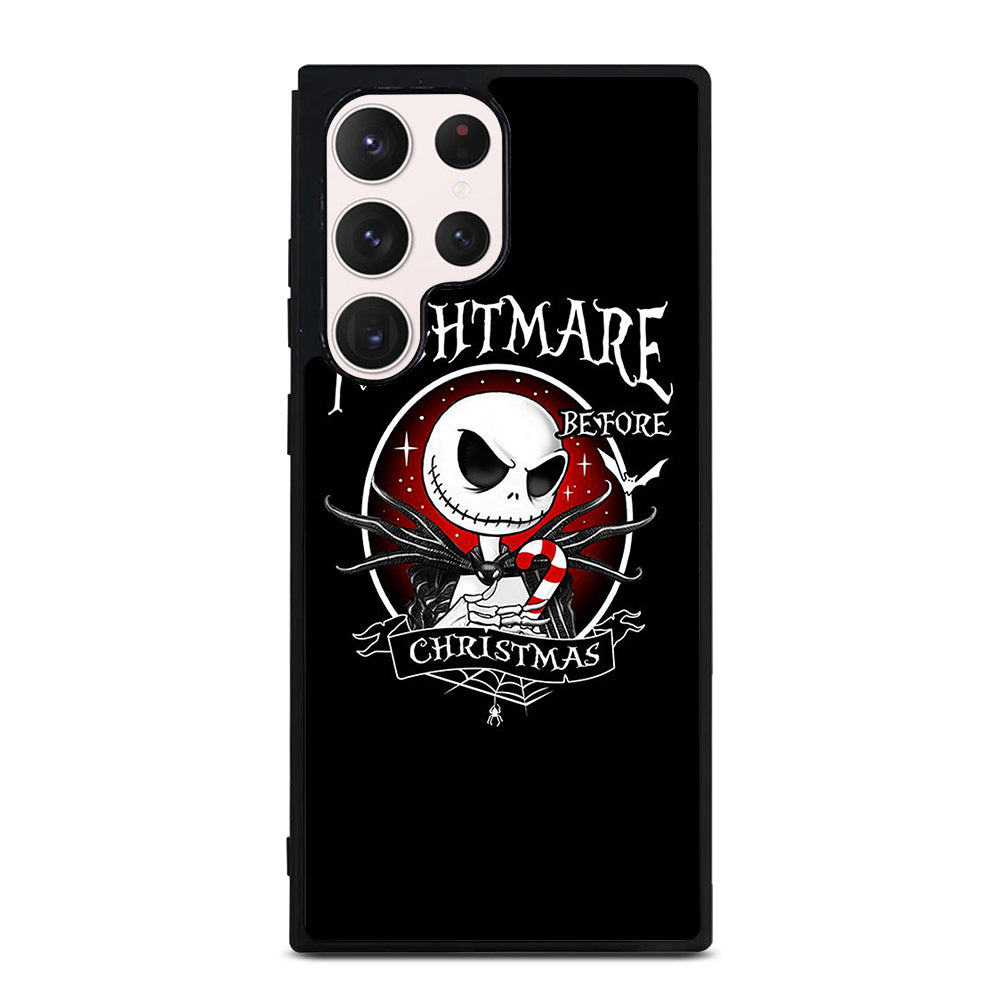 JACK SKELLINGTON NIGHTMARE BEFORE CHRISTMAS BLACK Samsung Galaxy S23 Ultra Case Cover