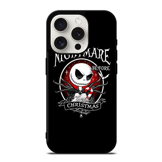 JACK SKELLINGTON NIGHTMARE BEFORE CHRISTMAS BLACK iPhone 15 Pro Case Cover