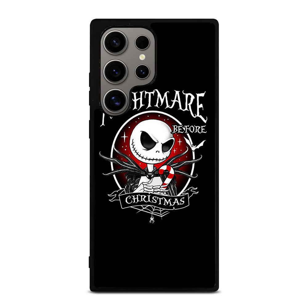 JACK SKELLINGTON NIGHTMARE BEFORE CHRISTMAS BLACK Samsung Galaxy S24 Ultra Case Cover