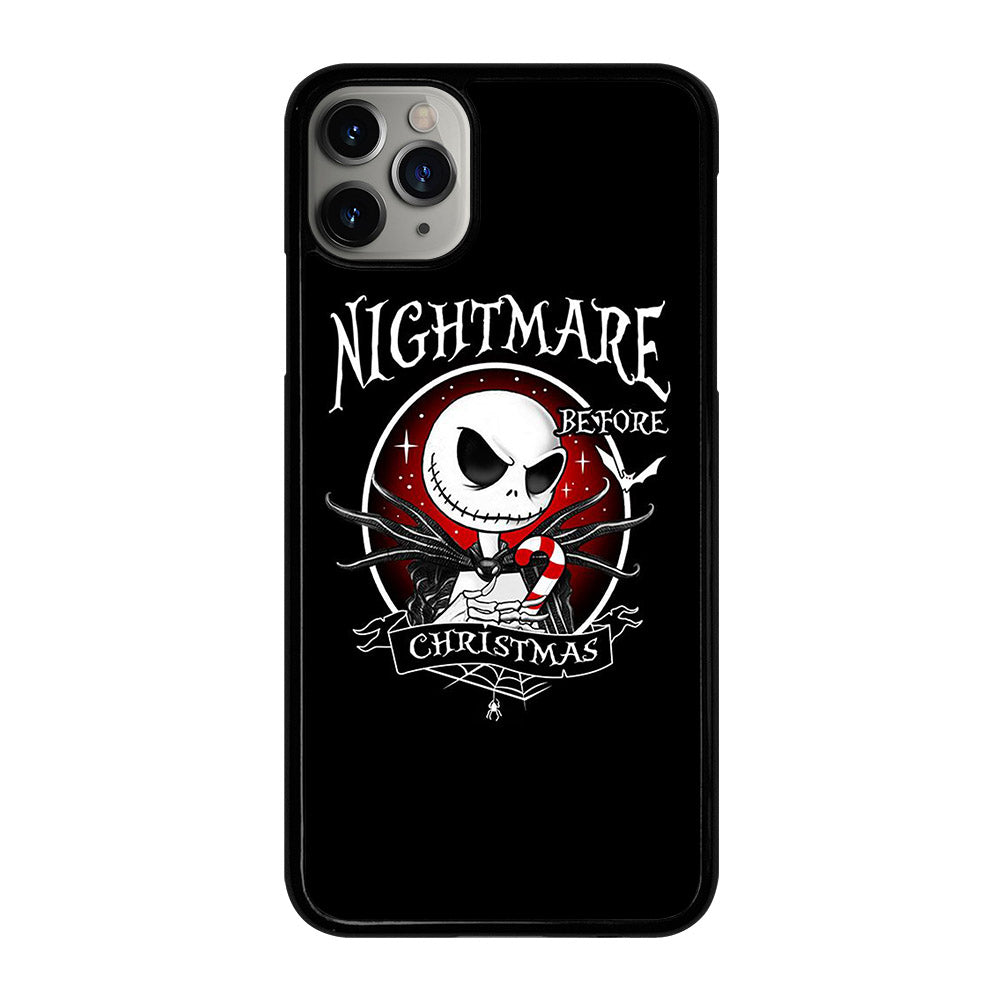 JACK SKELLINGTON NIGHTMARE BEFORE CHRISTMAS BLACK iPhone 11 Pro Max Case Cover