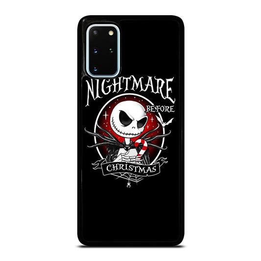JACK SKELLINGTON NIGHTMARE BEFORE CHRISTMAS BLACK Samsung Galaxy S20 Plus Case Cover