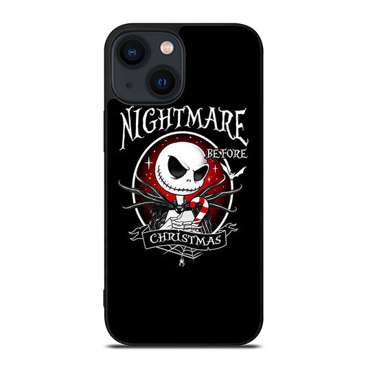 JACK SKELLINGTON NIGHTMARE BEFORE CHRISTMAS BLACK iPhone 14 Plus Case Cover