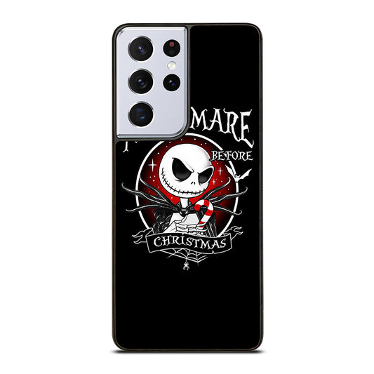JACK SKELLINGTON NIGHTMARE BEFORE CHRISTMAS BLACK Samsung Galaxy S21 Ultra Case Cover