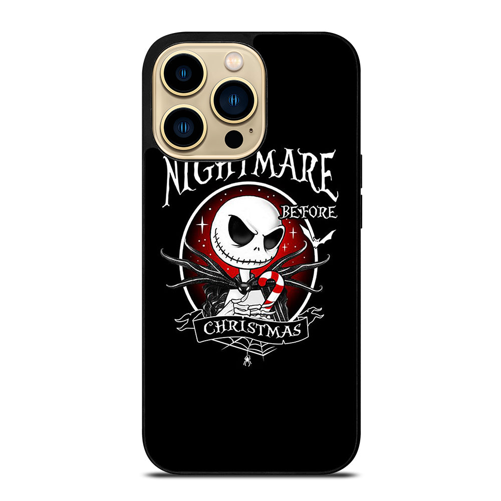 JACK SKELLINGTON NIGHTMARE BEFORE CHRISTMAS BLACK iPhone 14 Pro Max Case Cover