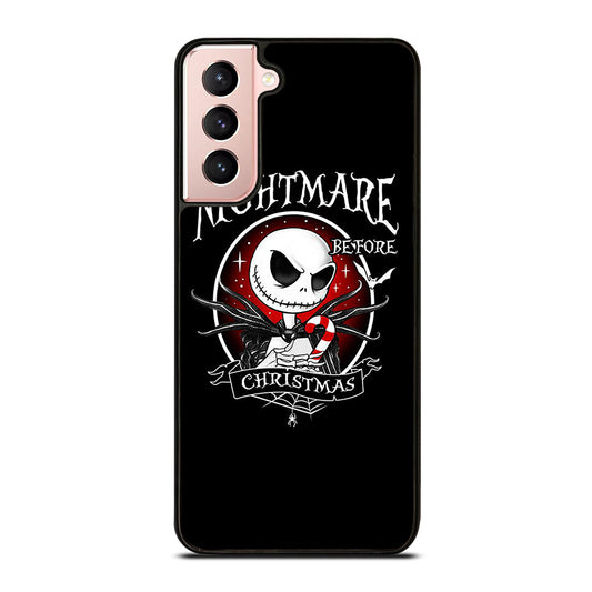 JACK SKELLINGTON NIGHTMARE BEFORE CHRISTMAS BLACK Samsung Galaxy S21 Case Cover