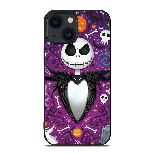 JACK SKELLINGTON NIGHTMARE BEFORE CHRISTMAS CARTOON iPhone 14 Plus Case Cover