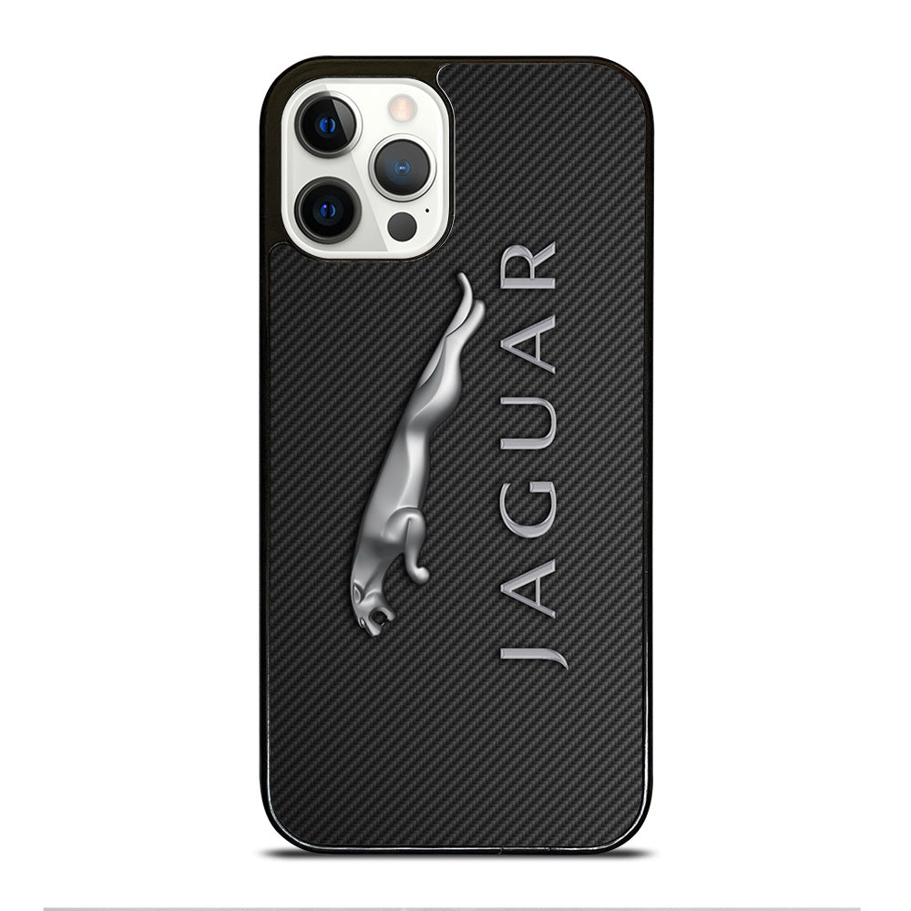 JAGUAR LOGO CARBON iPhone 12 Pro Case Cover