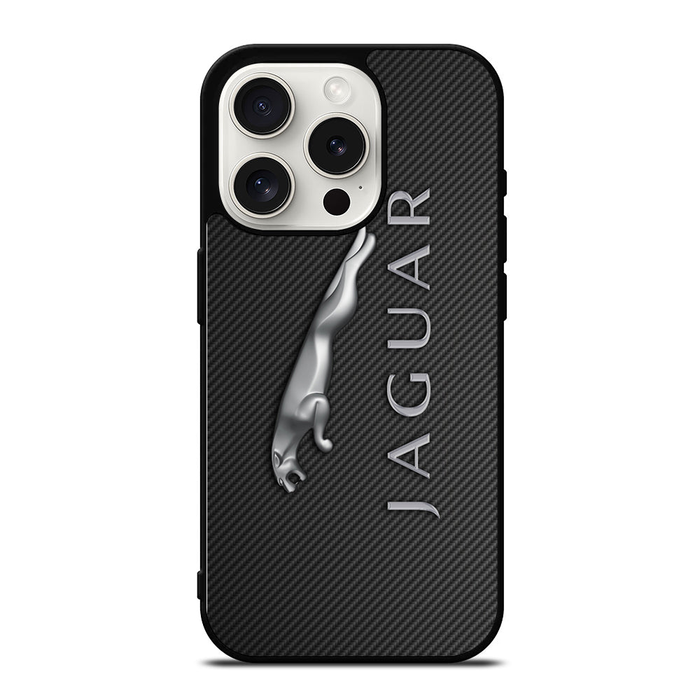 JAGUAR LOGO CARBON iPhone 15 Pro Case Cover