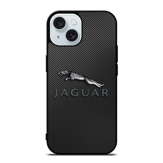 JAGUAR LOGO CARBON 2 iPhone 15 Case Cover