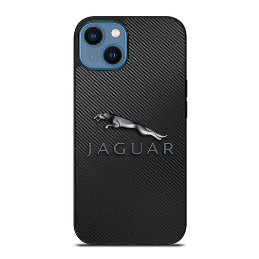 JAGUAR LOGO CARBON 2 iPhone 14 Case Cover