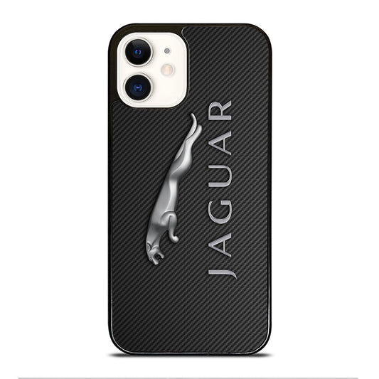JAGUAR LOGO CARBON iPhone 12 Case Cover