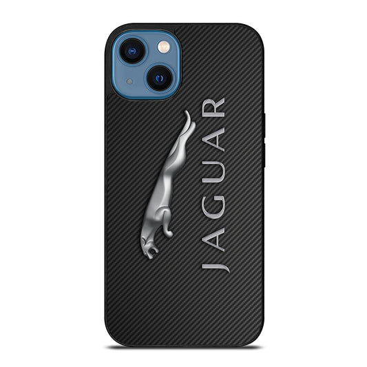 JAGUAR LOGO CARBON iPhone 14 Case Cover