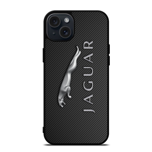 JAGUAR LOGO CARBON iPhone 15 Plus Case Cover