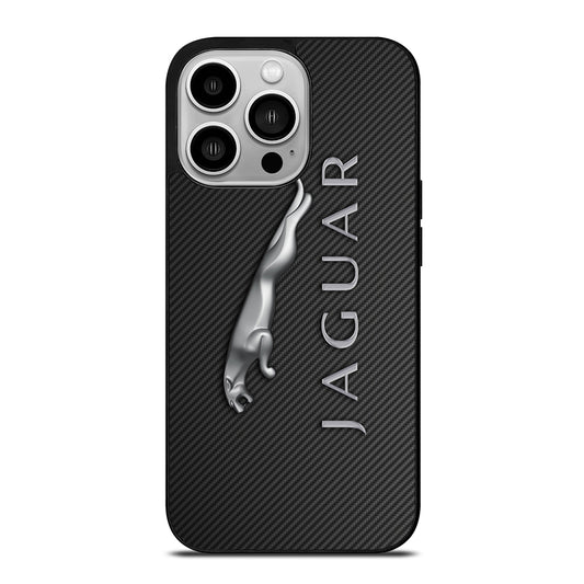 JAGUAR LOGO CARBON iPhone 14 Pro Case Cover